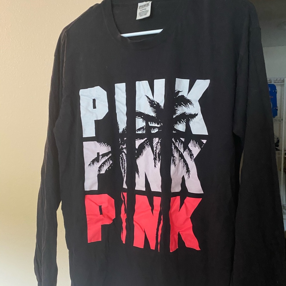 Pink brand tropical shirt size lg